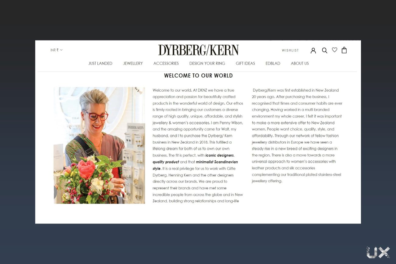 Dyrbergkern Website - About Us