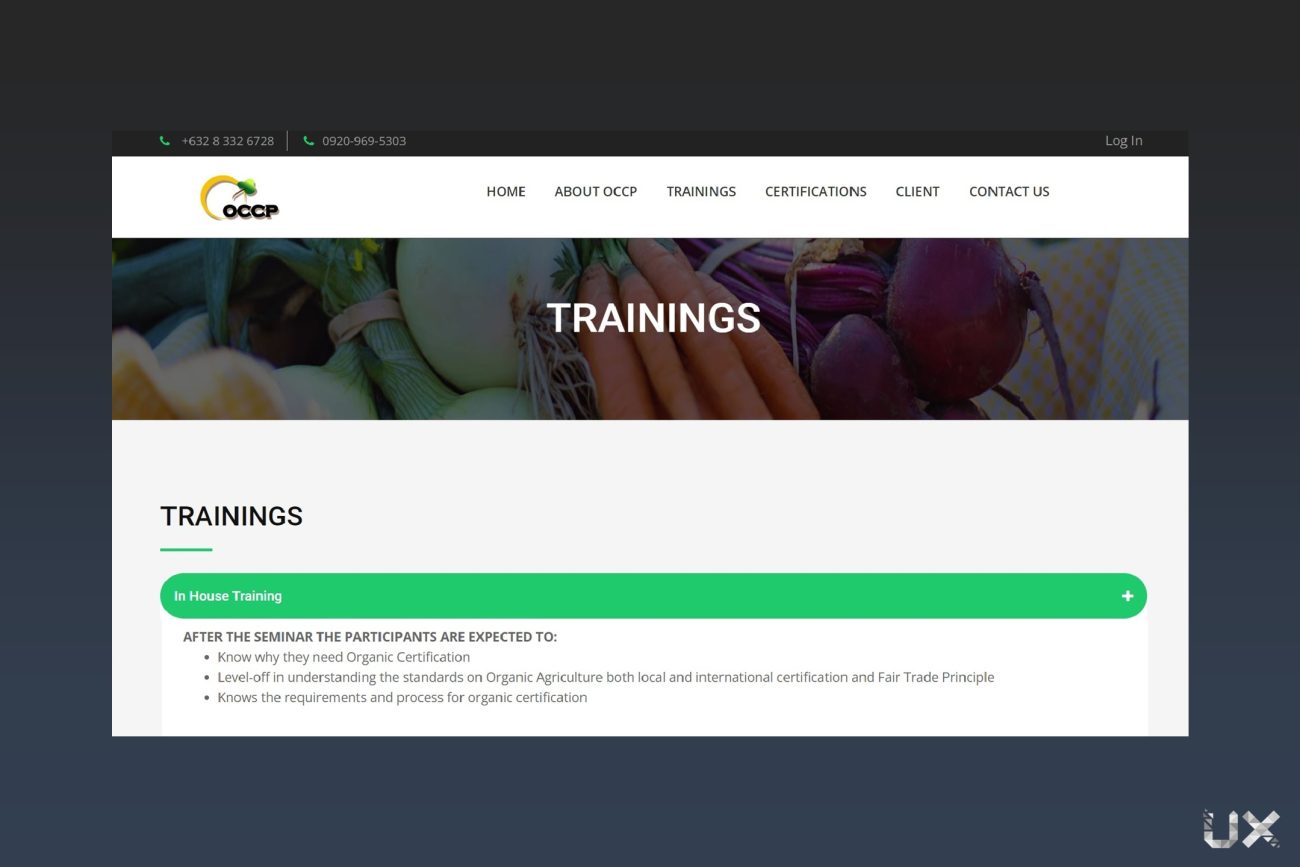 occpphil - Trainings