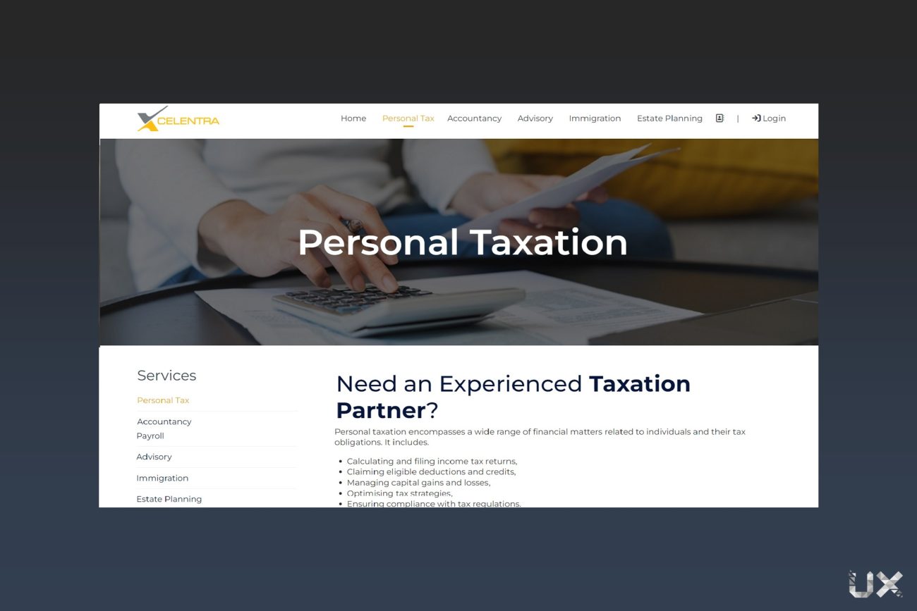 Xcelentra - Personal Taxation