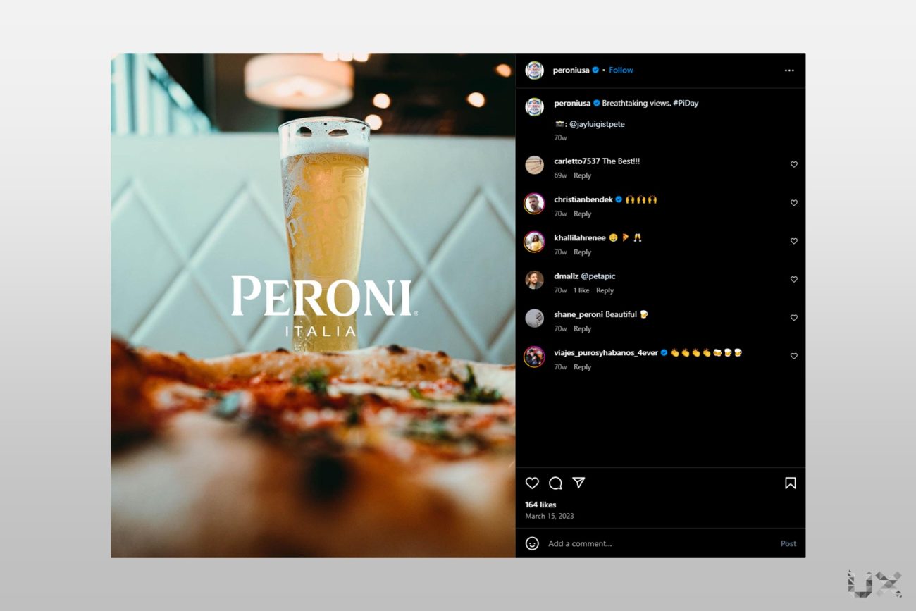 Peroni Beer - Post